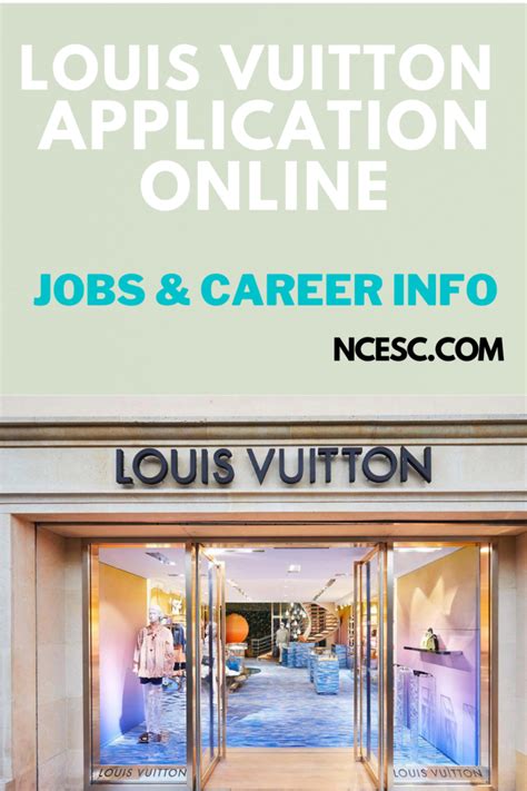 louis vuitton job vacancies